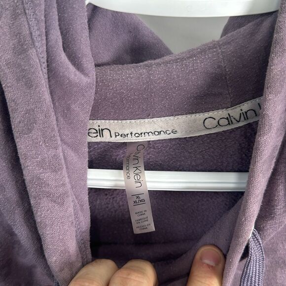 Womens Calvin Klein Performance cheetah hoodie sz XL - Picture 4 of 5